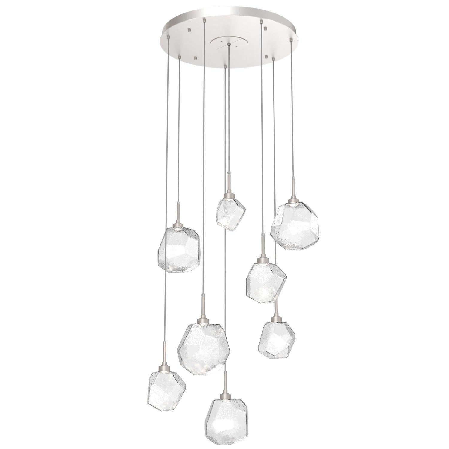 Hammerton Studio - CHB0039-08-BS-C-C01-L1 - LED Pendant - Gem - Beige Silver