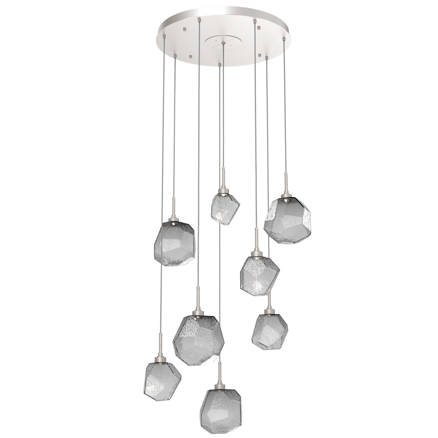 Hammerton Studio - CHB0039-08-BS-S-C01-L1 - LED Pendant - Gem - Beige Silver