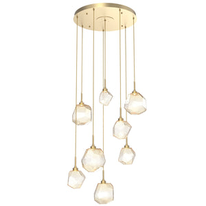 Hammerton Studio - CHB0039-08-GB-A-C01-L1 - LED Pendant - Gem - Gilded Brass