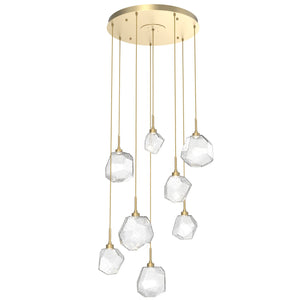 Hammerton Studio - CHB0039-08-GB-C-C01-L3 - LED Pendant - Gem - Gilded Brass