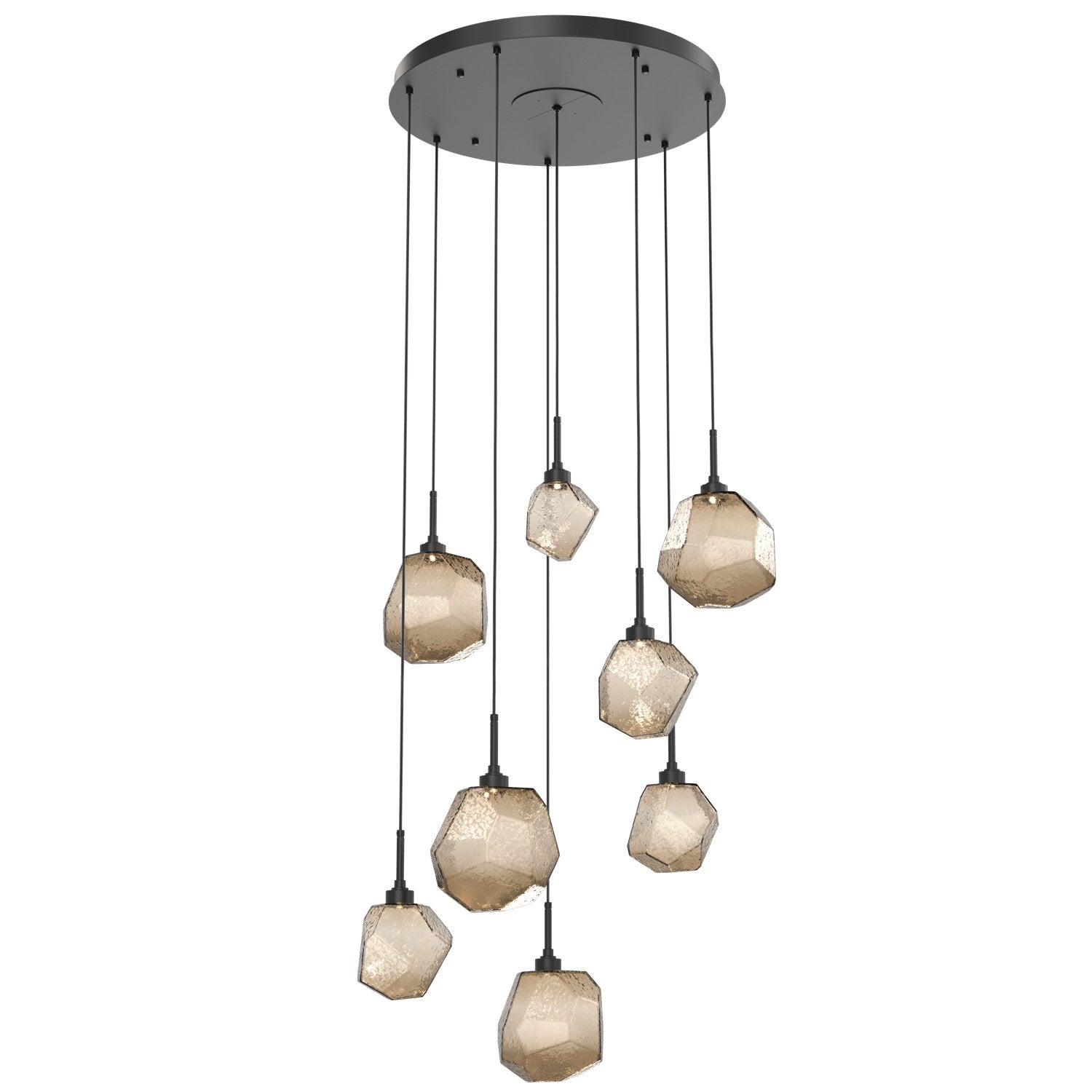 Hammerton Studio - CHB0039-08-MB-B-C01-L1 - LED Pendant - Gem - Matte Black