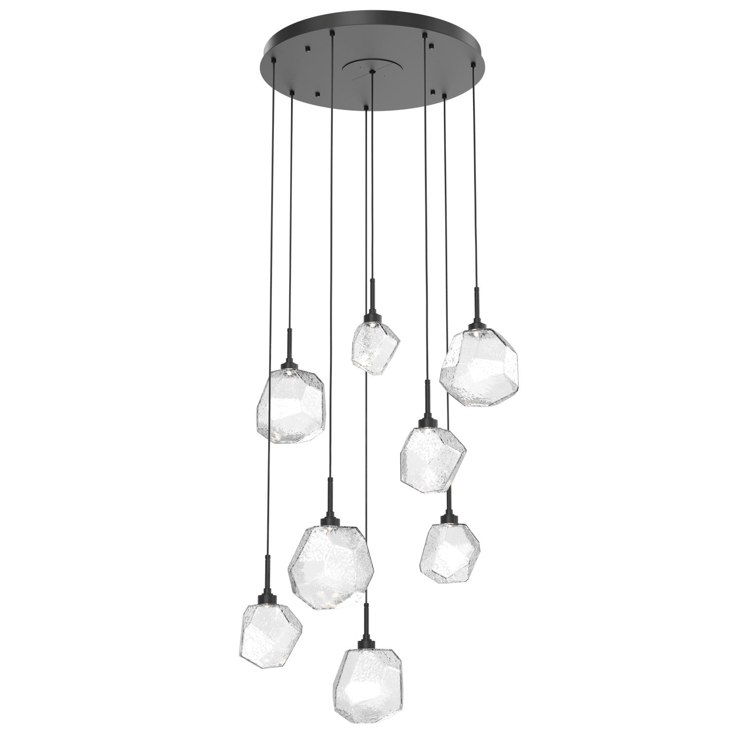 Hammerton Studio - CHB0039-08-MB-C-C01-L1 - LED Pendant - Gem - Matte Black