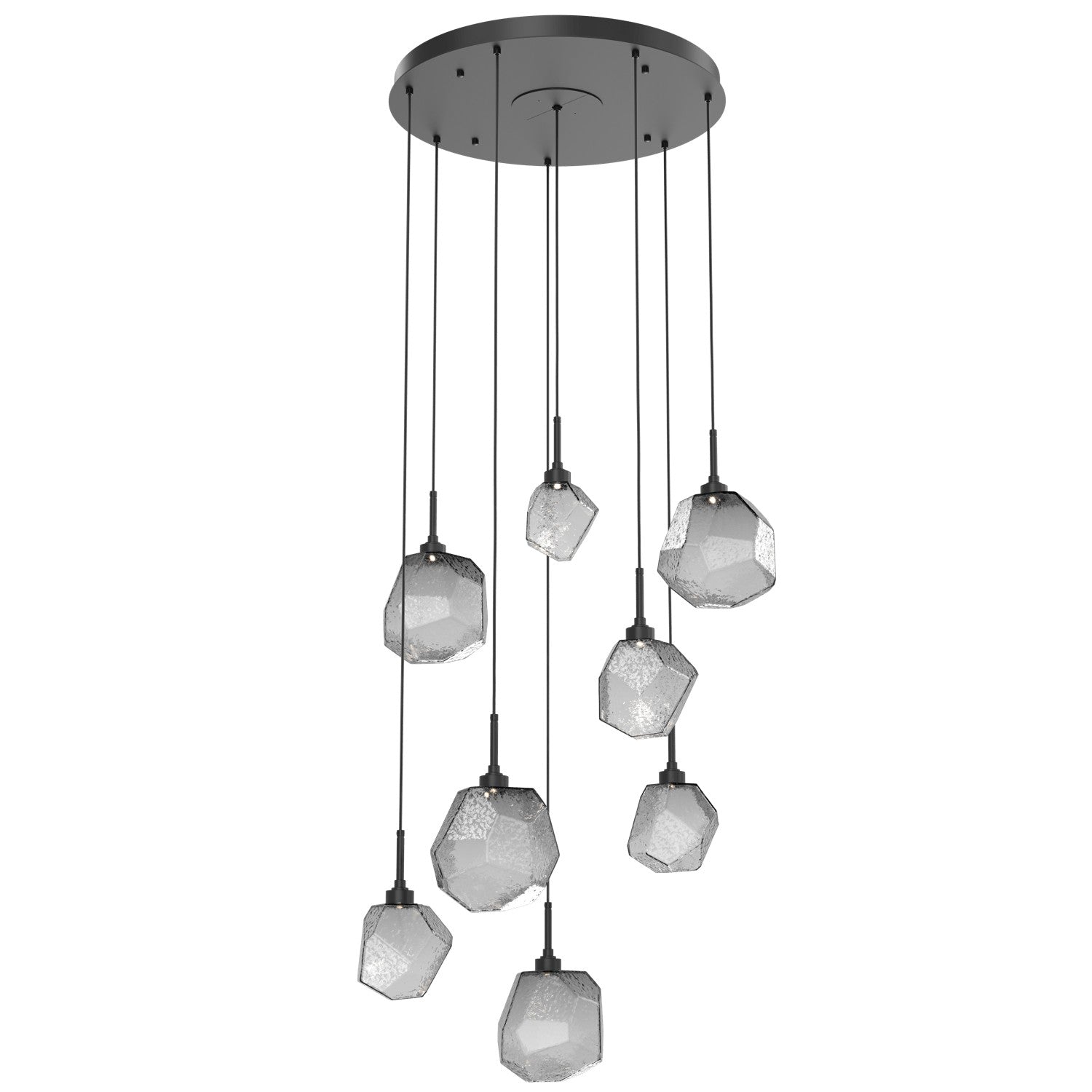 Hammerton Studio - CHB0039-08-MB-S-C01-L1 - LED Pendant - Gem - Matte Black