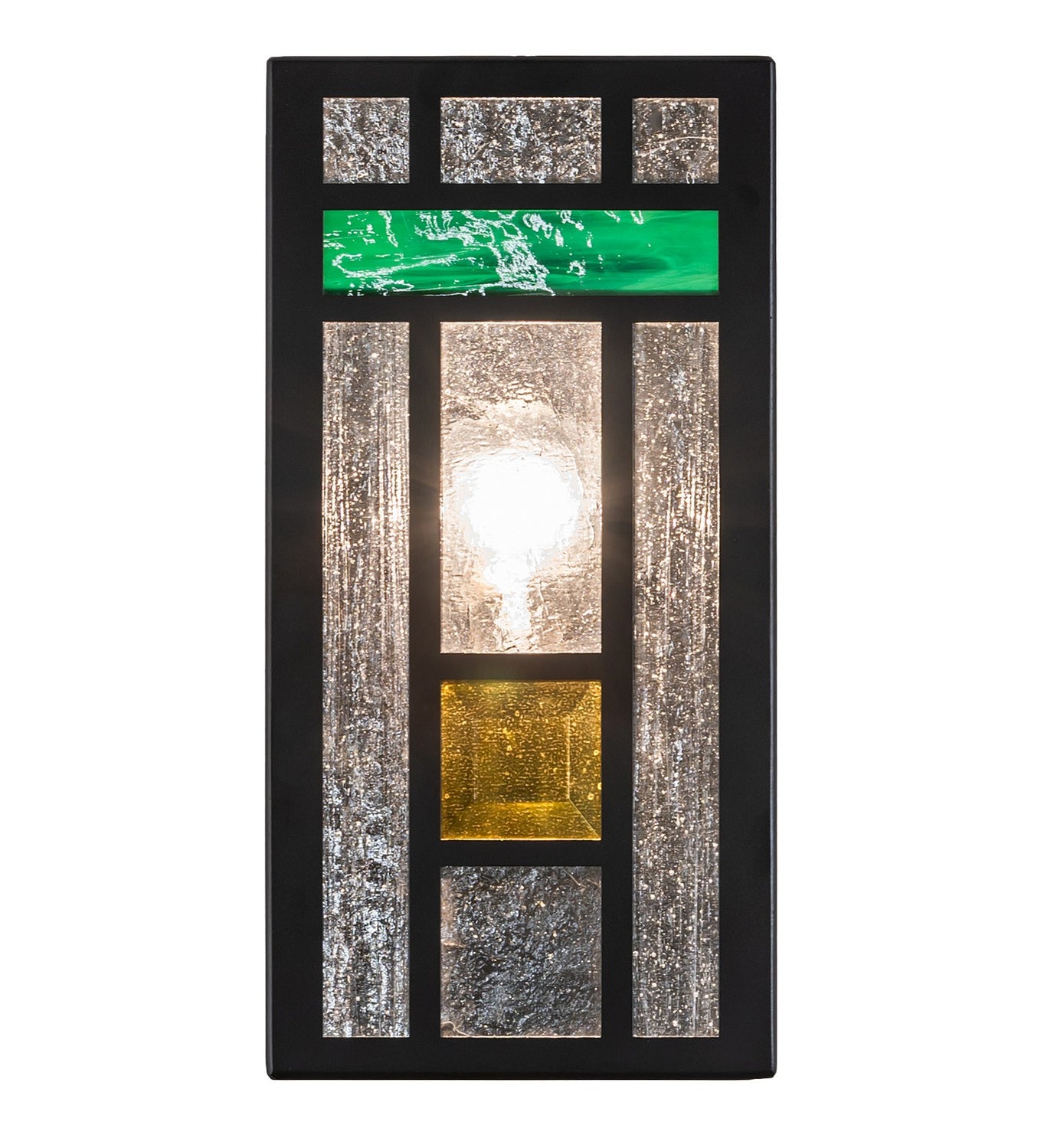 Meyda Tiffany - 256651 - LED Wall Sconce - Polaris - Solar & Matte Black