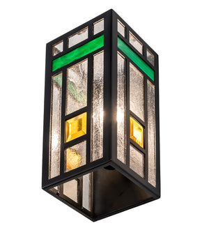 Meyda Tiffany - 256651 - LED Wall Sconce - Polaris - Solar & Matte Black