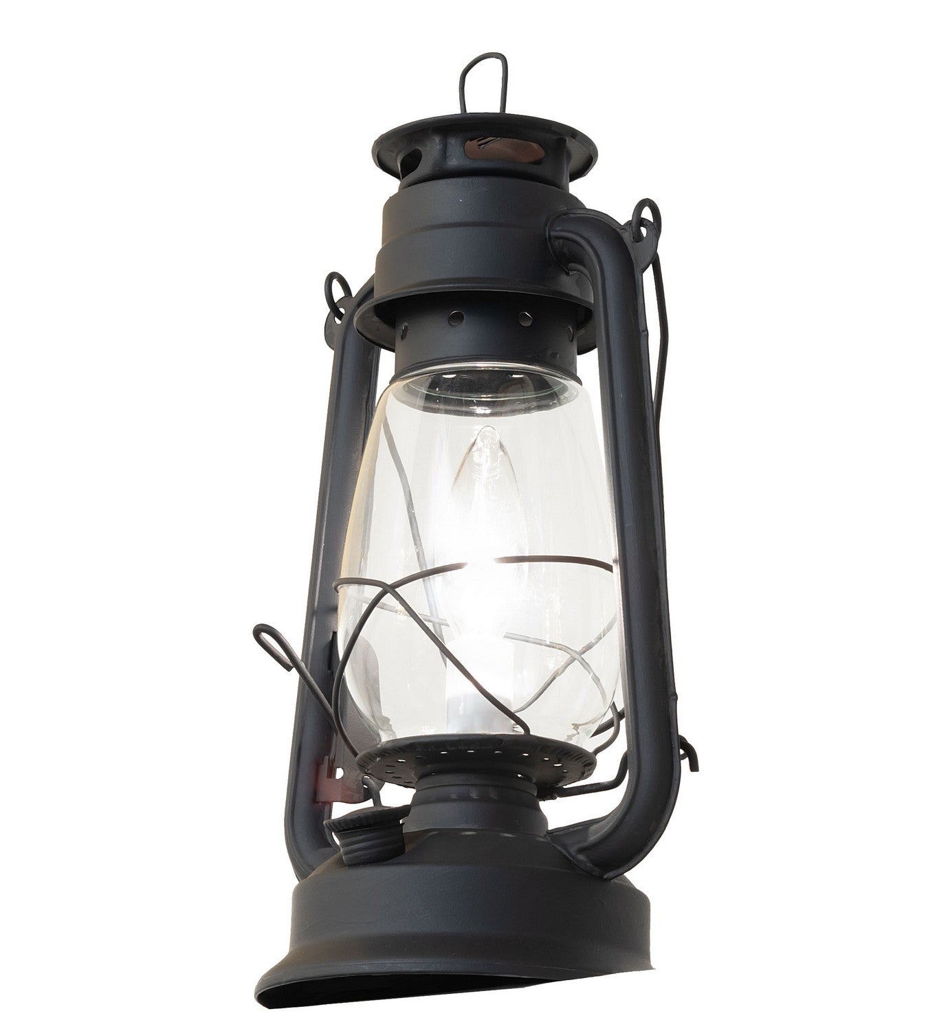 Meyda Tiffany - 258288 - One Light Table Lamp - Miners Lantern - Costello Black