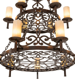 Meyda Tiffany - 259251 - 18 Light Chandelier - Newcastle - Old Copper Pot