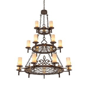 Meyda Tiffany - 259251 - 18 Light Chandelier - Newcastle - Old Copper Pot