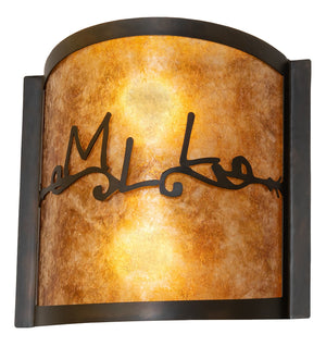 Meyda Tiffany - 260052 - Two Light Wall Sconce - Personalized - Dark Burnished Antique Copper