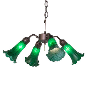 Meyda Tiffany - 261504 - Four Light Fan Light - Green