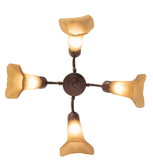 Meyda Tiffany - 261511 - Four Light Fan Light - Amber