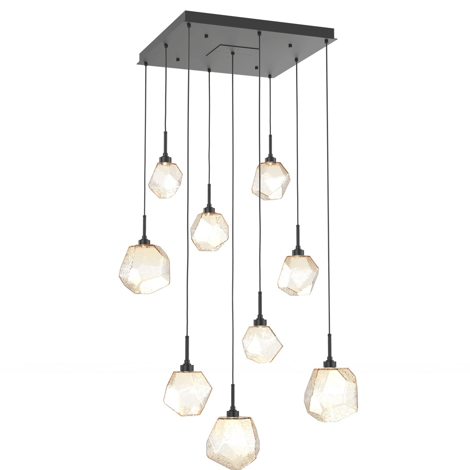 Hammerton Studio - CHB0039-09-MB-A-C01-L1 - LED Pendant - Gem - Matte Black