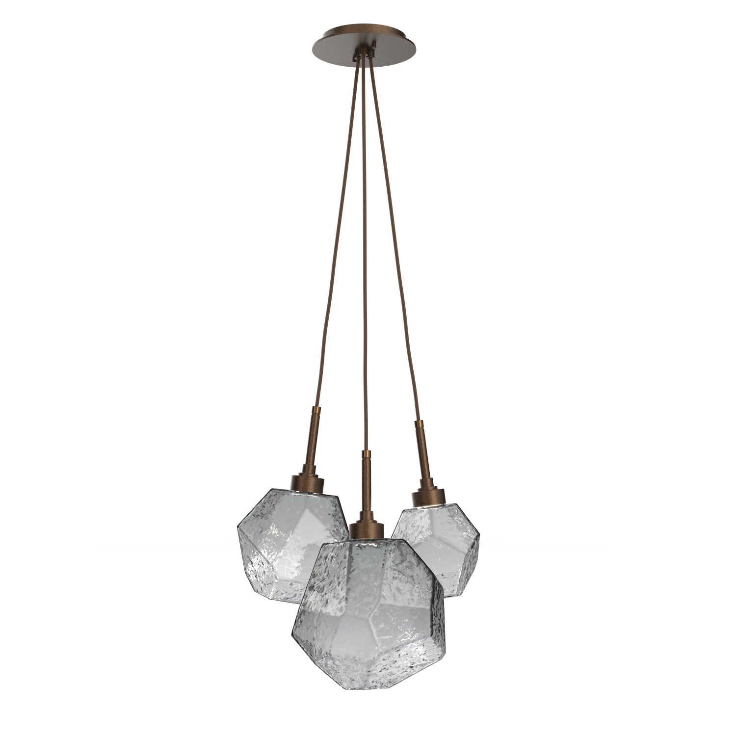 Hammerton Studio - CHB0039-0E-FB-S-C01-L1 - LED Cluster - Gem - Flat Bronze