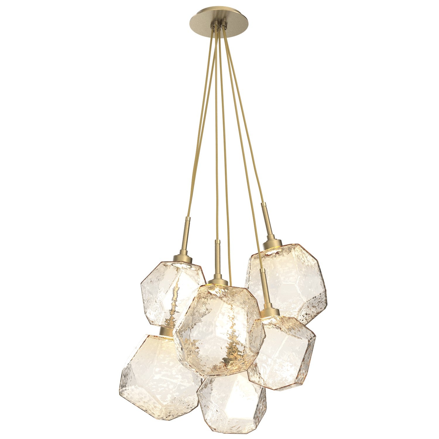 Hammerton Studio - CHB0039-0F-GB-A-C01-L1 - LED Cluster - Gem - Gilded Brass