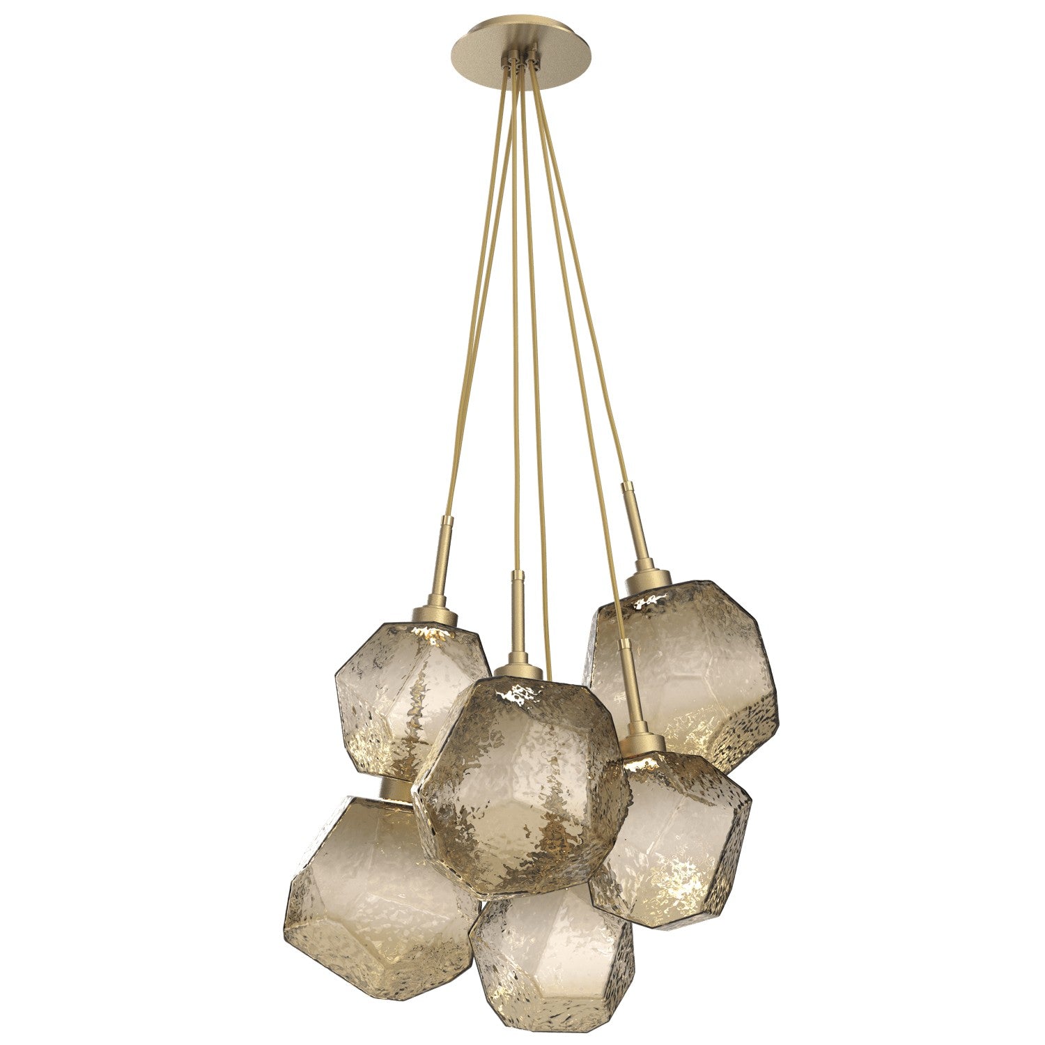 Hammerton Studio - CHB0039-0F-GB-B-C01-L3 - LED Lantern - Gem - Gilded Brass