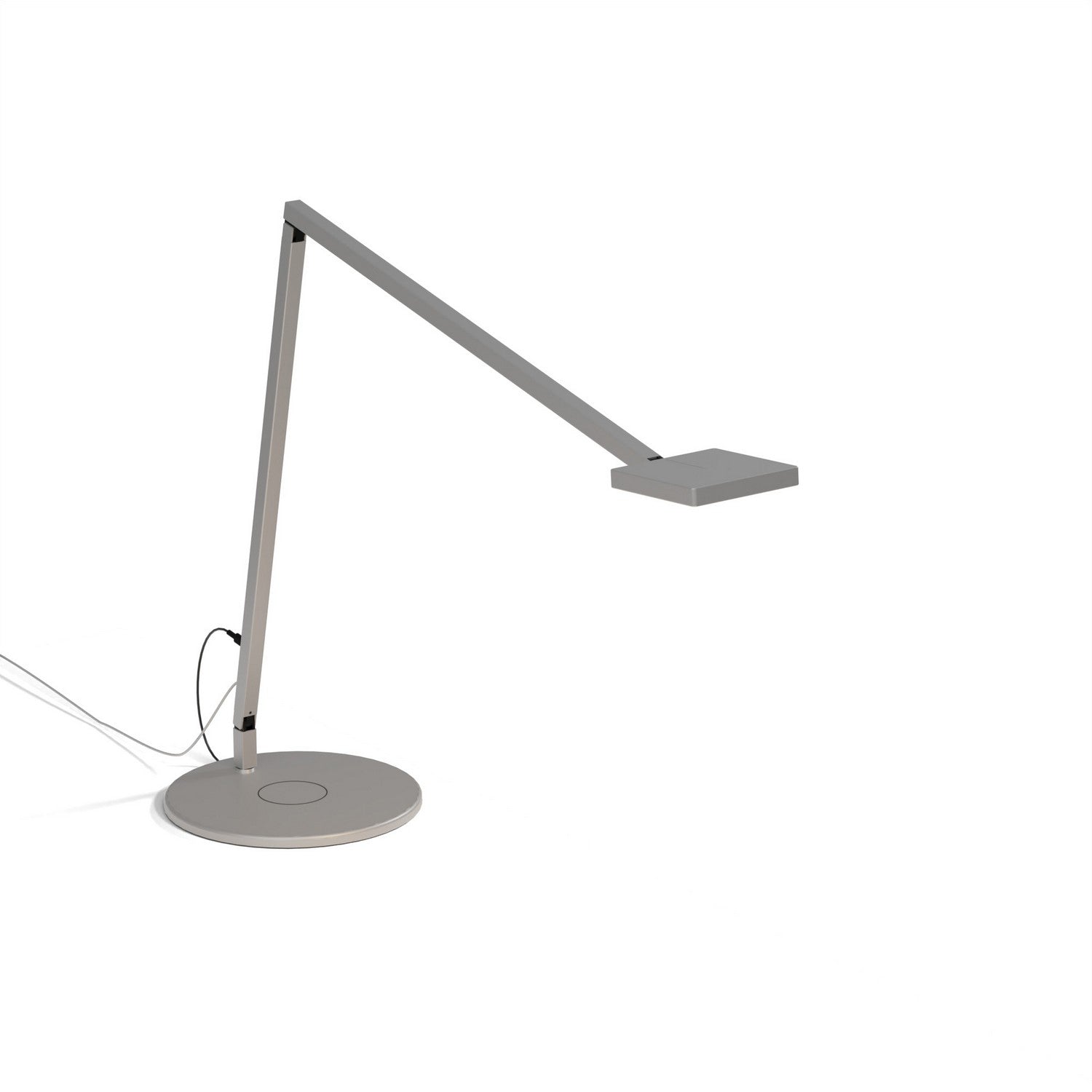 Koncept - FCD-2-SIL-QCB - LED Desk Lamp - Focaccia - Silver