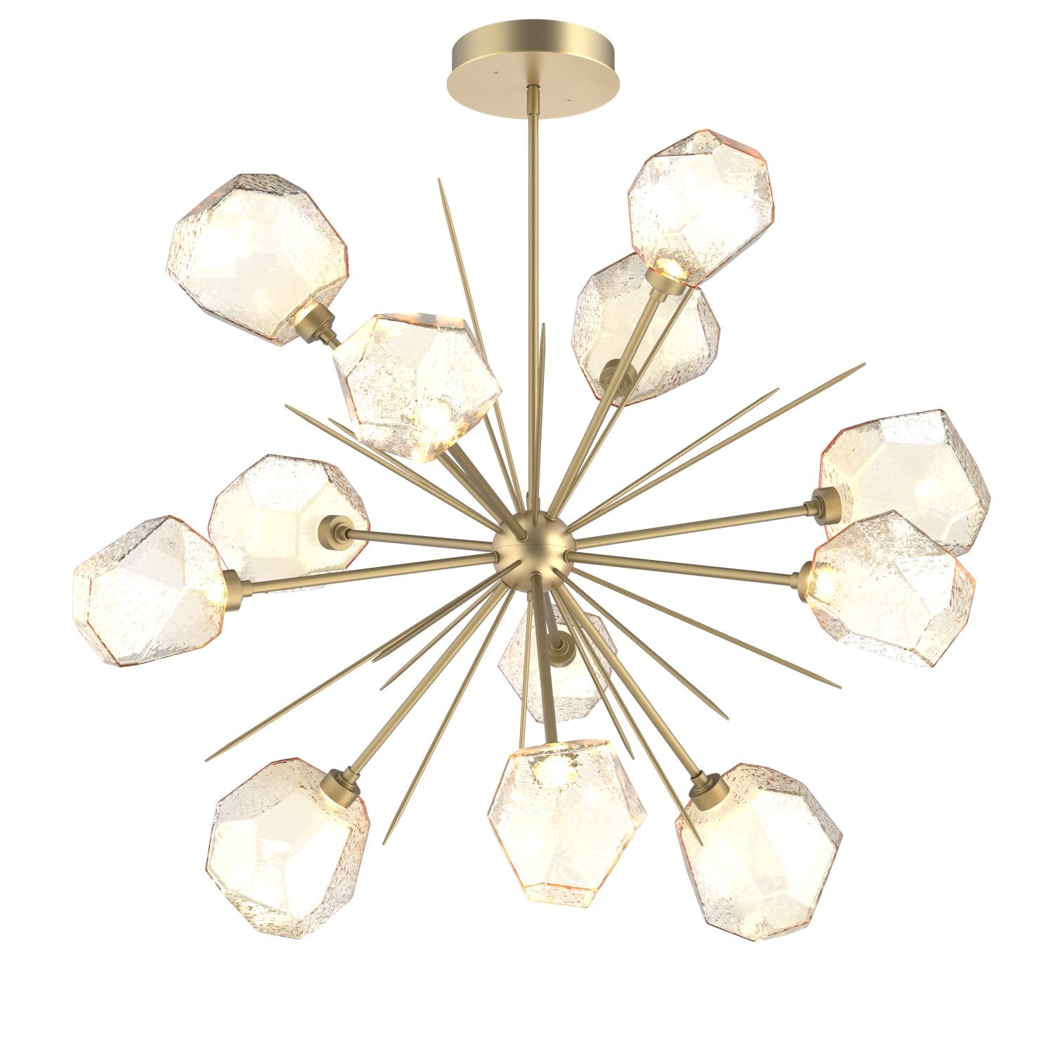 Hammerton Studio - CHB0039-0H-GB-A-001-L1 - LED Starburst - Gem - Gilded Brass