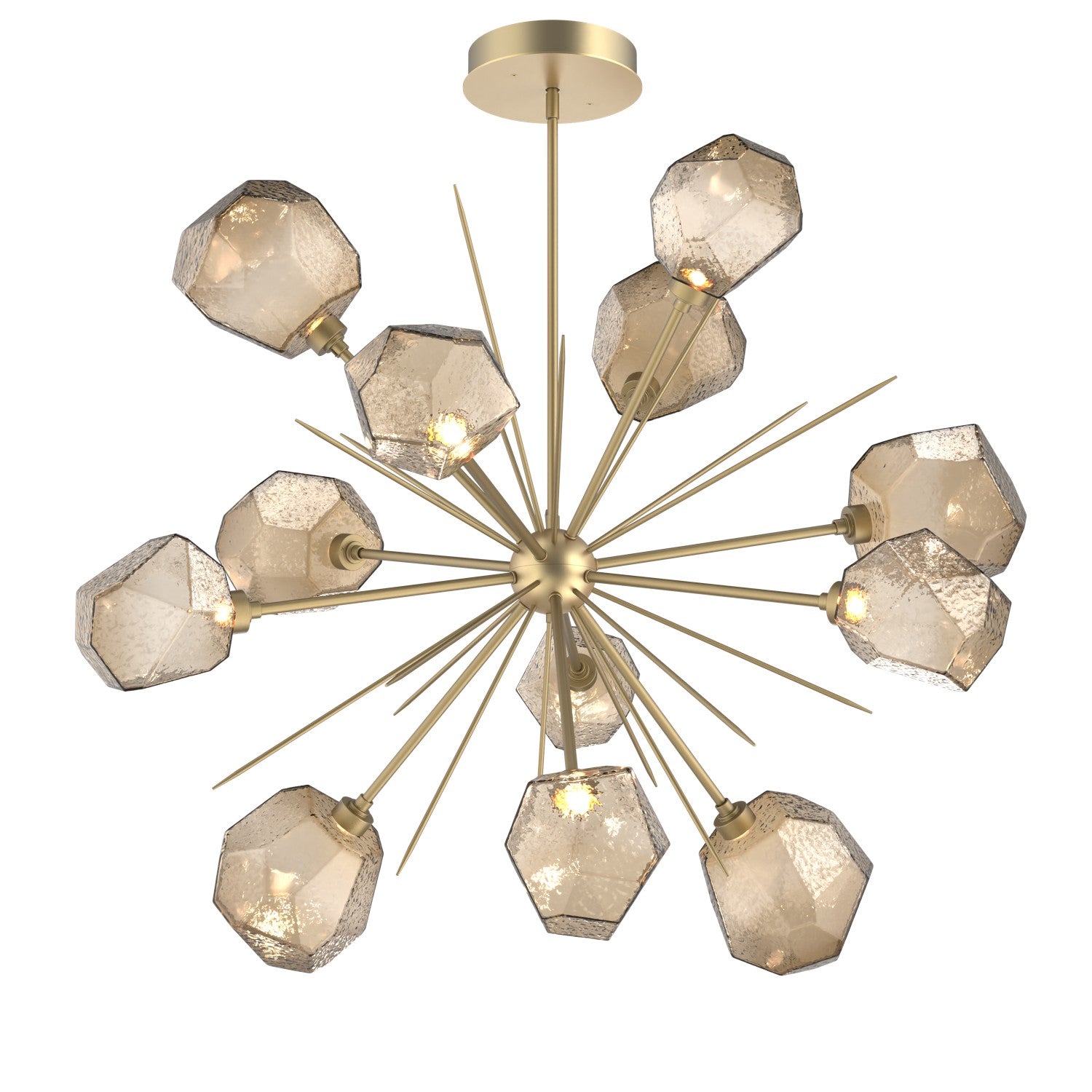 Hammerton Studio - CHB0039-0H-GB-B-001-L1 - LED Starburst - Gem - Gilded Brass