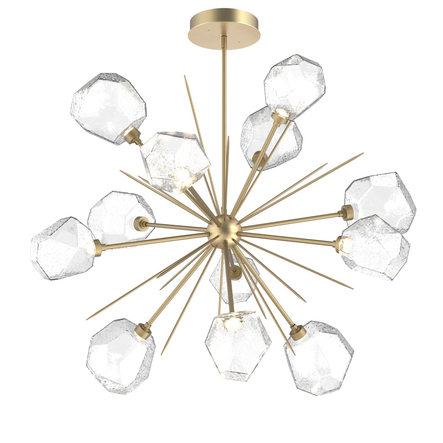 Hammerton Studio - CHB0039-0H-GB-C-001-L1 - LED Starburst - Gem - Gilded Brass