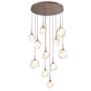 Hammerton Studio - CHB0039-11-BB-A-C01-L1 - LED Pendant - Gem - Burnished Bronze