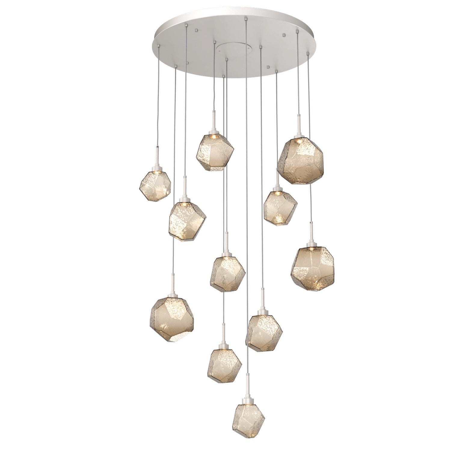 Hammerton Studio - CHB0039-11-BS-B-C01-L1 - LED Pendant - Gem - Beige Silver