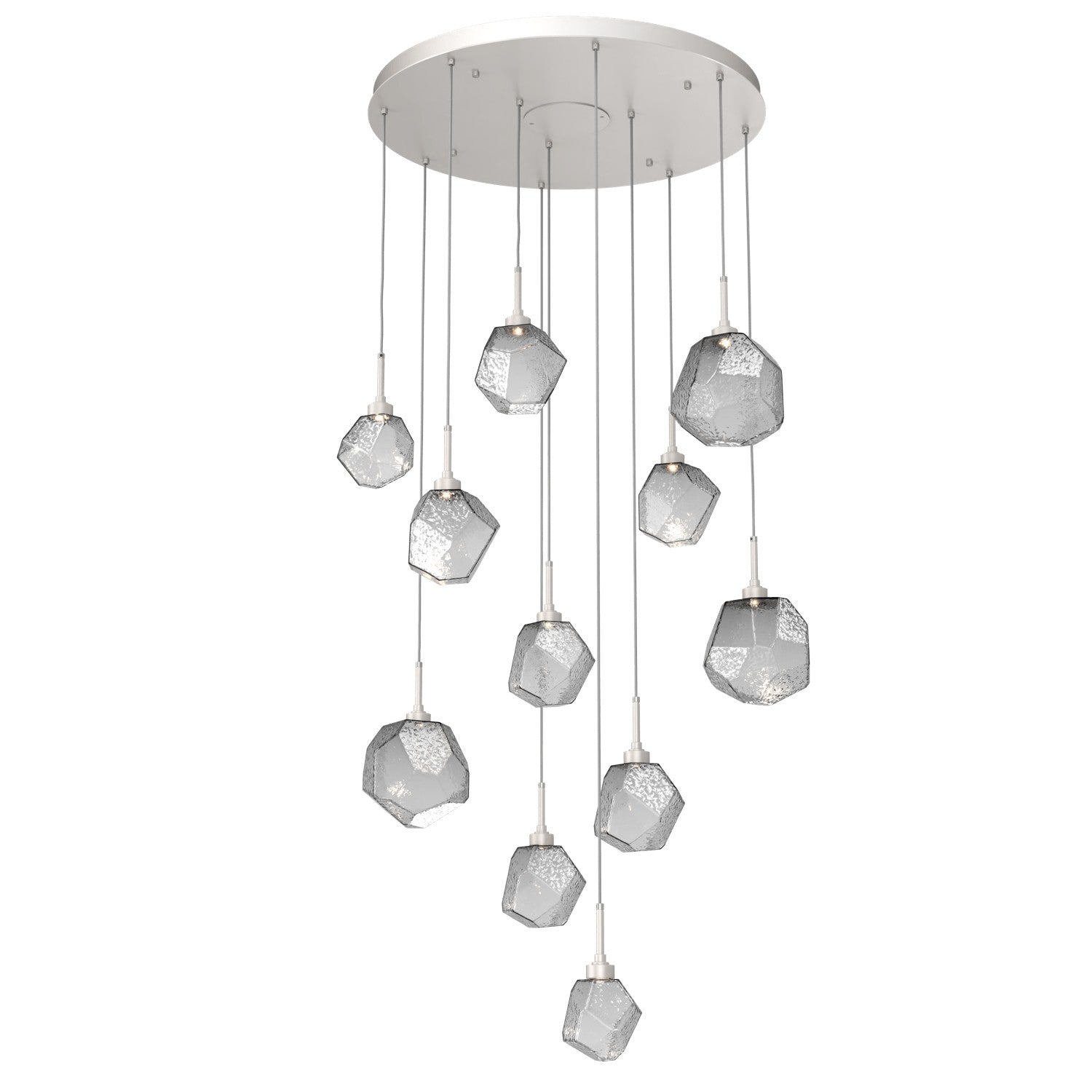 Hammerton Studio - CHB0039-11-BS-S-C01-L3 - LED Pendant - Gem - Beige Silver