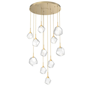 Hammerton Studio - CHB0039-11-GB-C-C01-L3 - LED Pendant - Gem - Gilded Brass