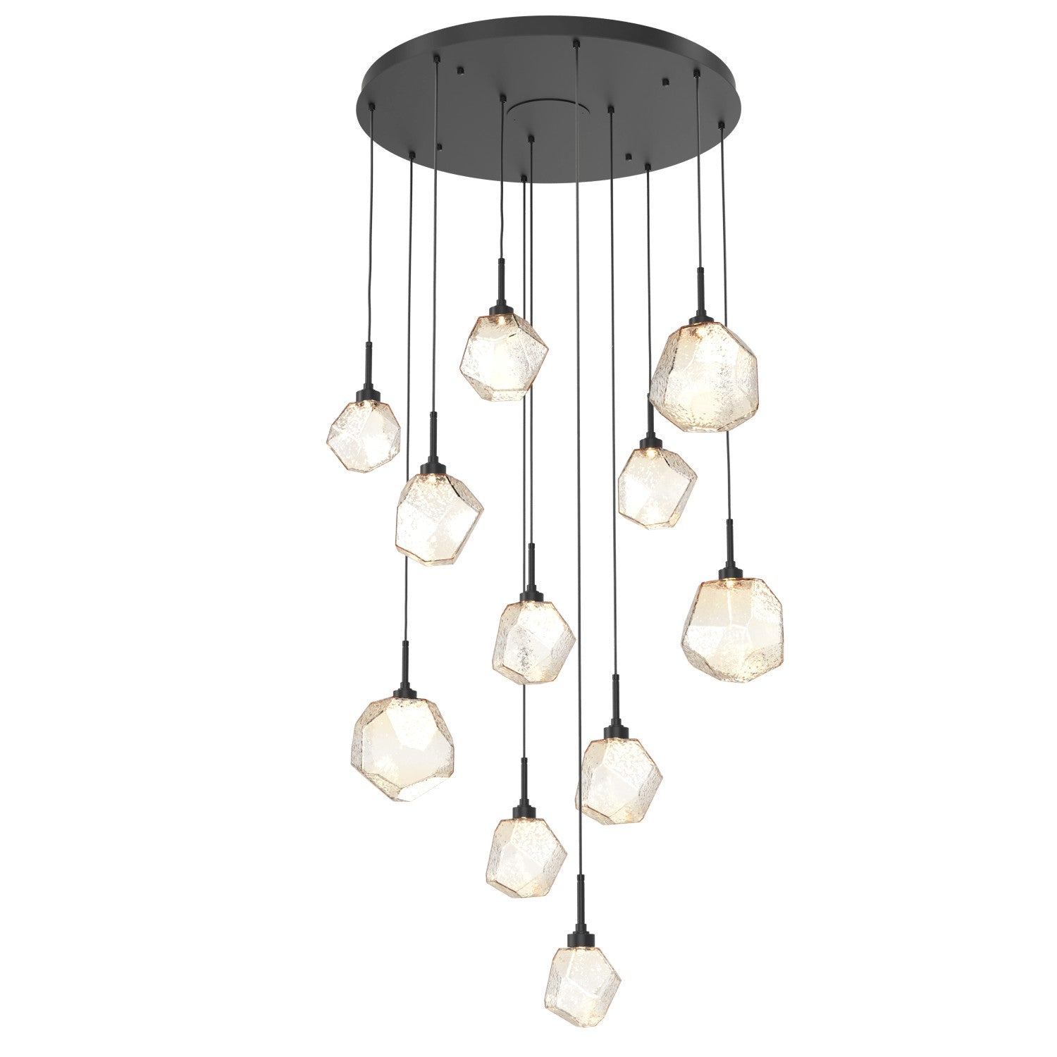 Hammerton Studio - CHB0039-11-MB-A-C01-L3 - LED Pendant - Gem - Matte Black