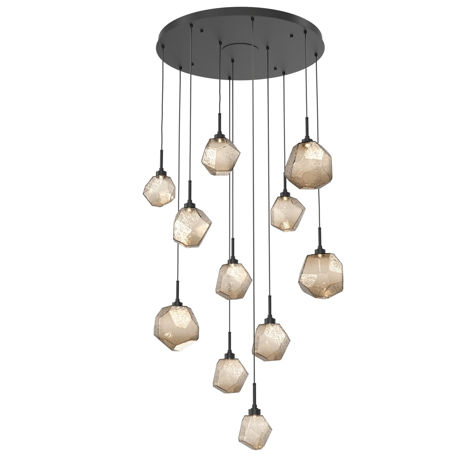 Hammerton Studio - CHB0039-11-MB-B-C01-L1 - LED Pendant - Gem - Matte Black