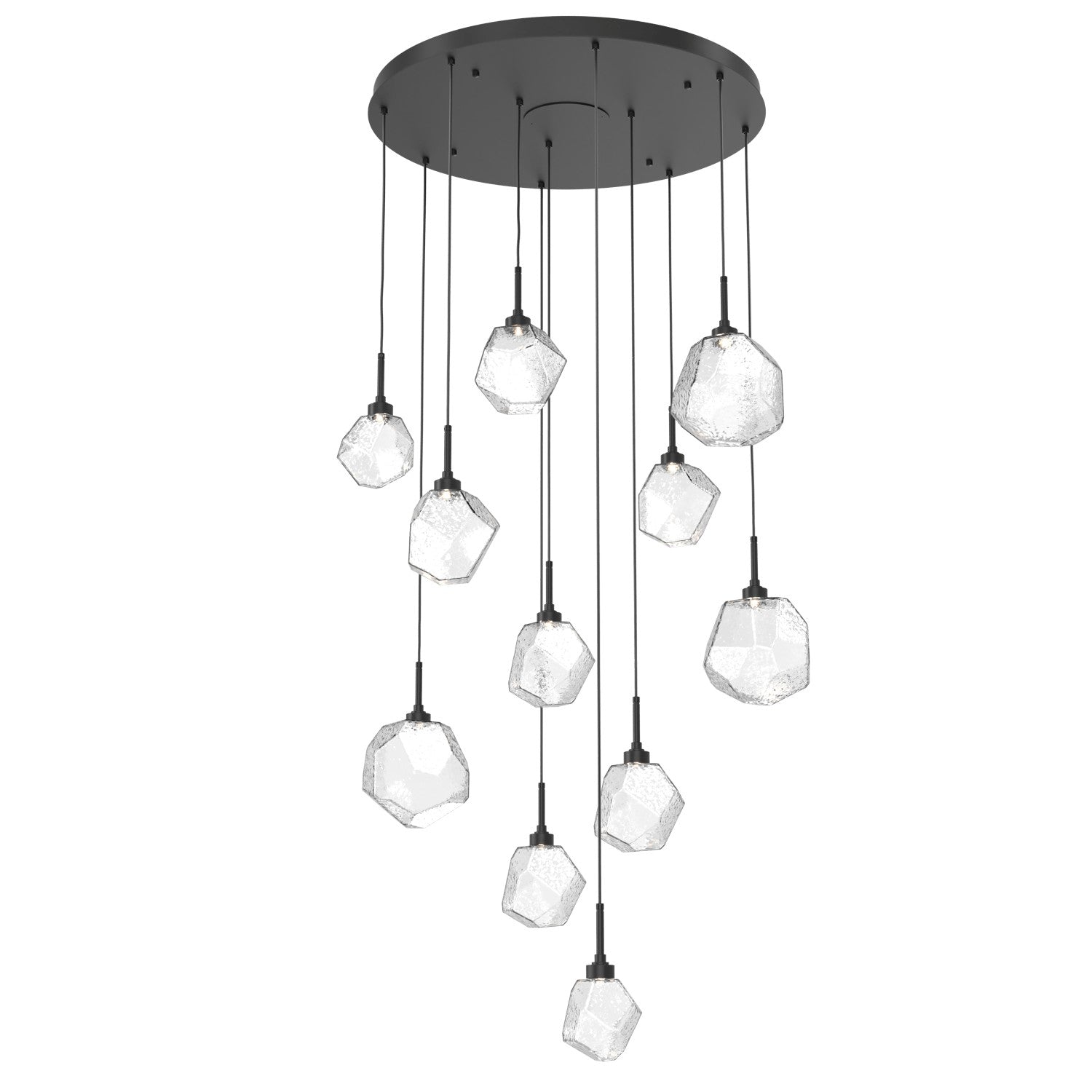 Hammerton Studio - CHB0039-11-MB-C-C01-L1 - LED Pendant - Gem - Matte Black