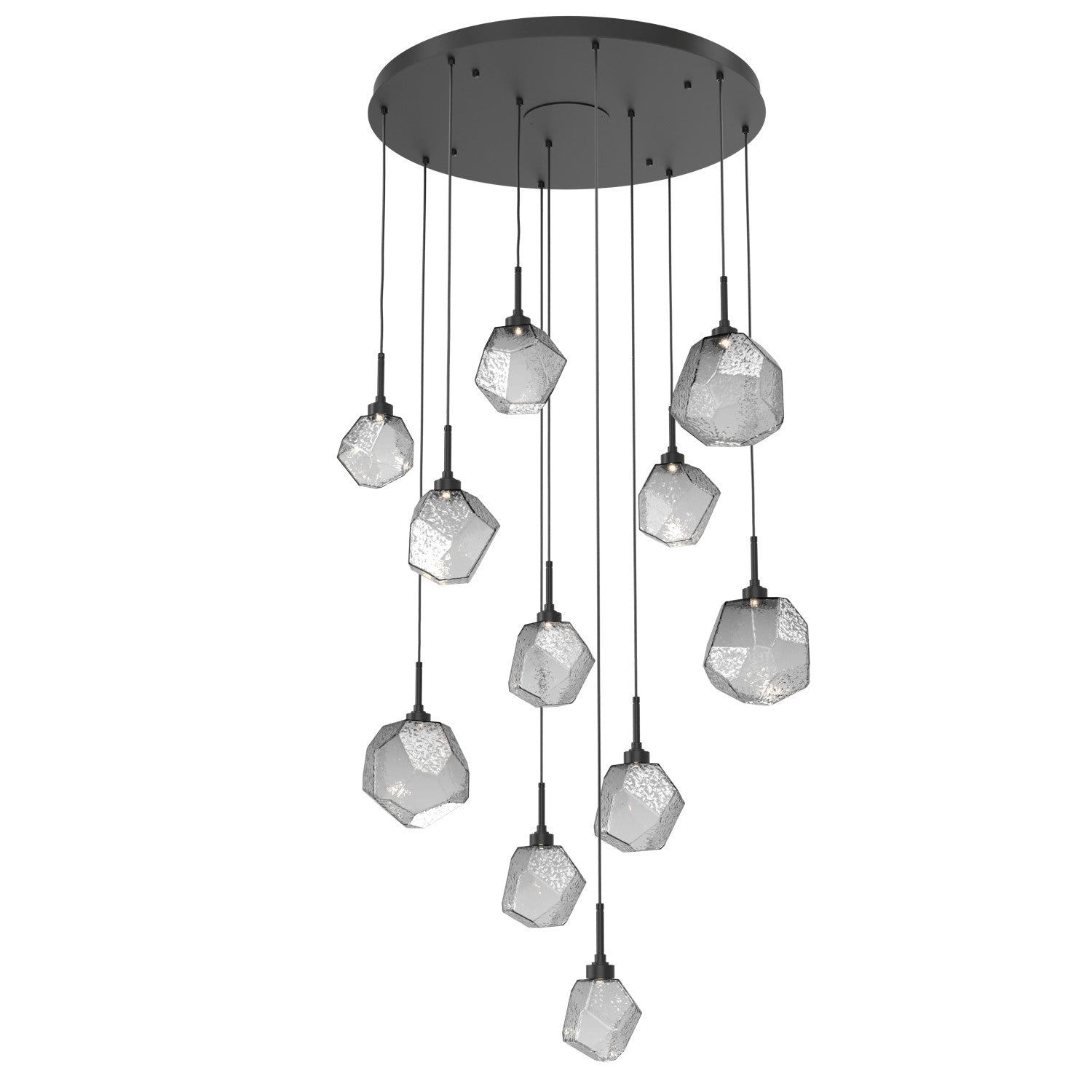 Hammerton Studio - CHB0039-11-MB-S-C01-L1 - LED Pendant - Gem - Matte Black