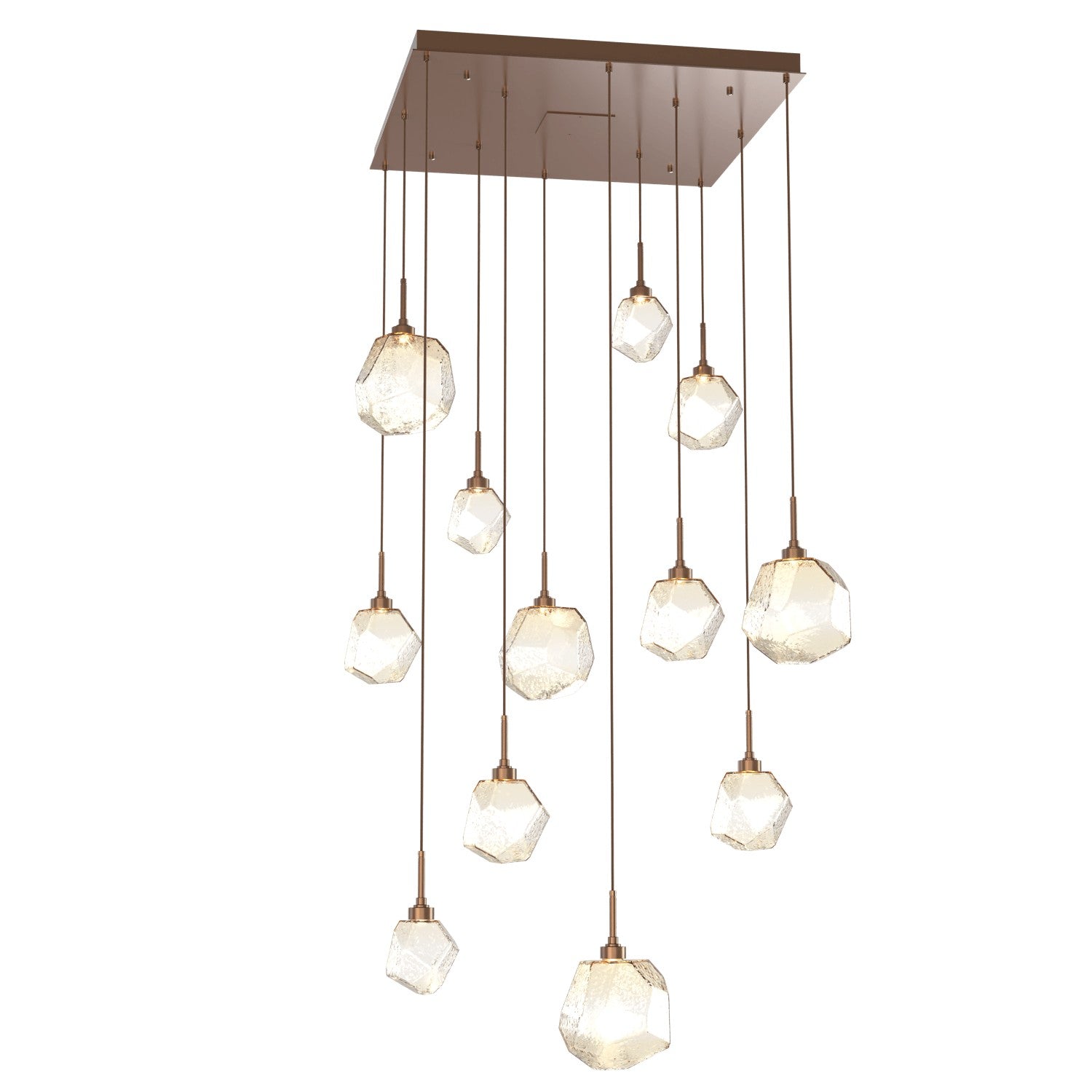 Hammerton Studio - CHB0039-12-BB-A-C01-L1 - LED Pendant - Gem - Burnished Bronze