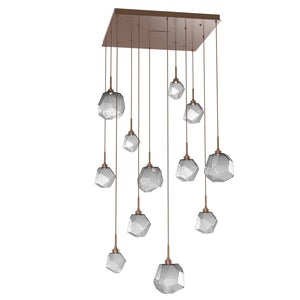 Hammerton Studio - CHB0039-12-BB-S-C01-L3 - LED Pendant - Gem - Burnished Bronze