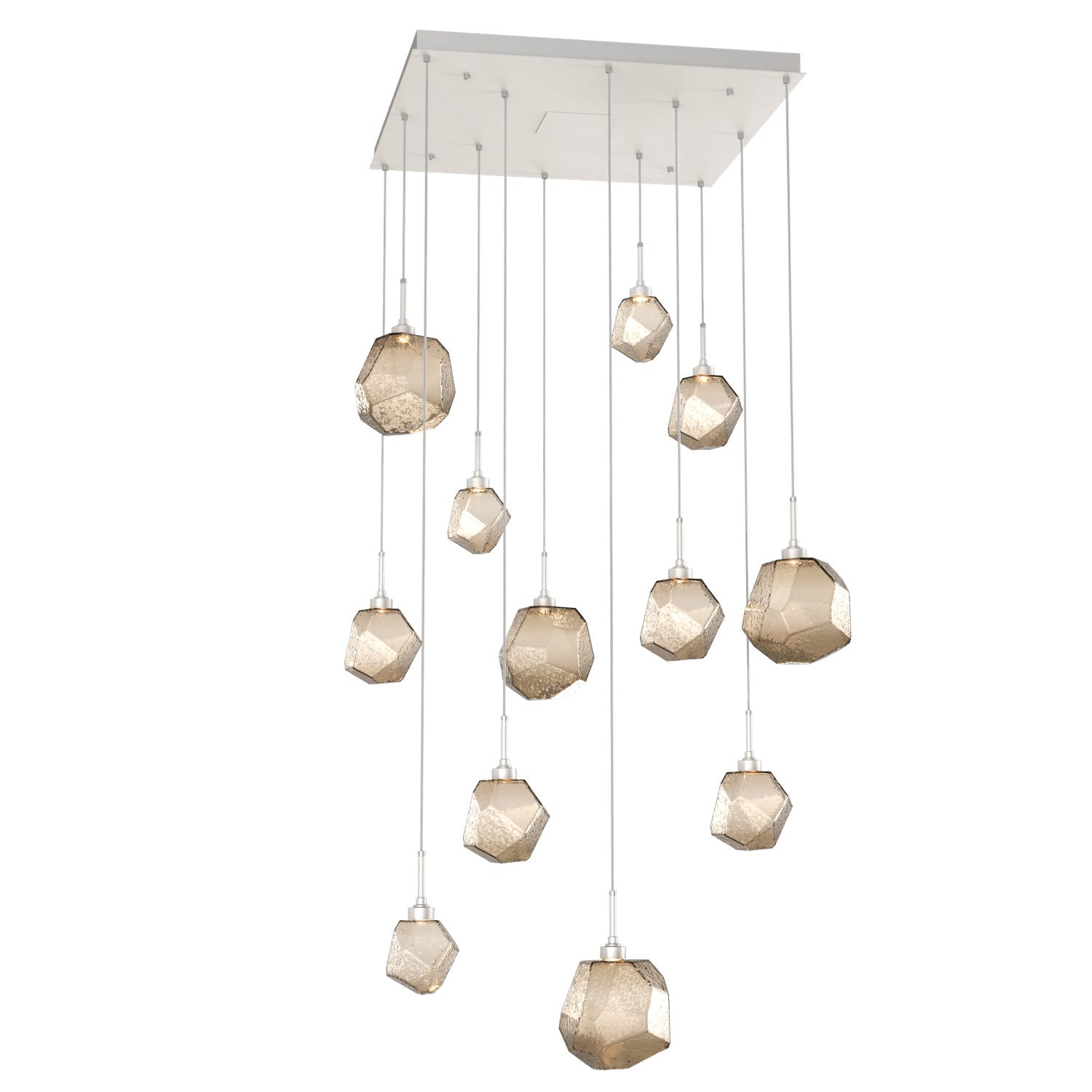 Hammerton Studio - CHB0039-12-BS-B-C01-L1 - LED Pendant - Gem - Beige Silver