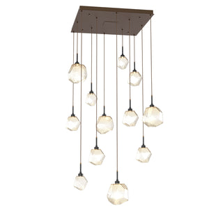 Hammerton Studio - CHB0039-12-FB-A-C01-L1 - LED Pendant - Gem - Flat Bronze