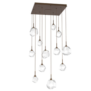 Hammerton Studio - CHB0039-12-FB-C-C01-L1 - LED Pendant - Gem - Flat Bronze