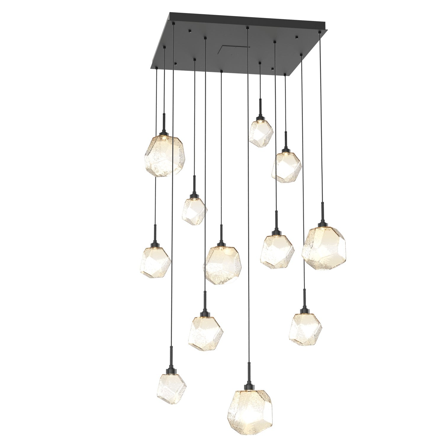 Hammerton Studio - CHB0039-12-MB-A-C01-L1 - LED Pendant - Gem - Matte Black