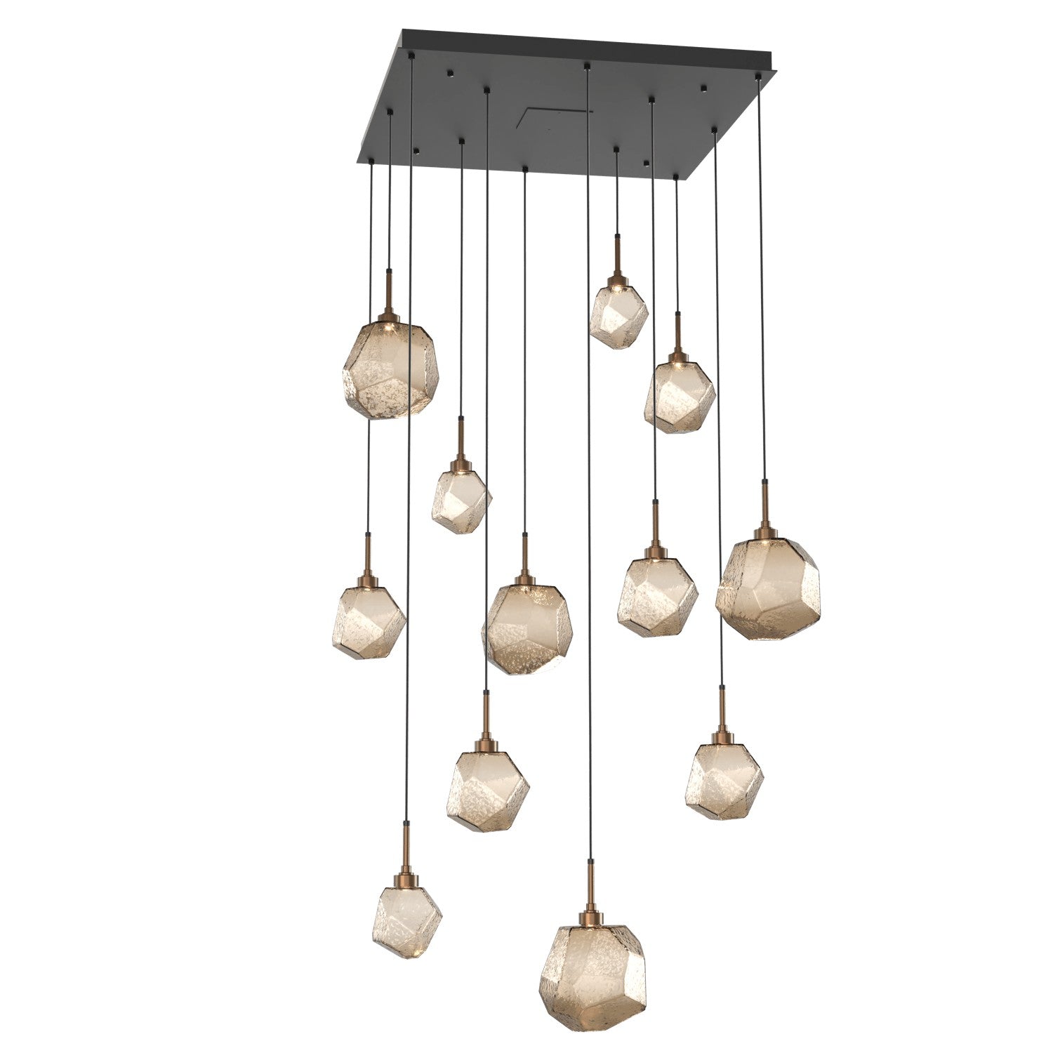 Hammerton Studio - CHB0039-12-MB-B-C01-L1 - LED Pendant - Gem - Matte Black