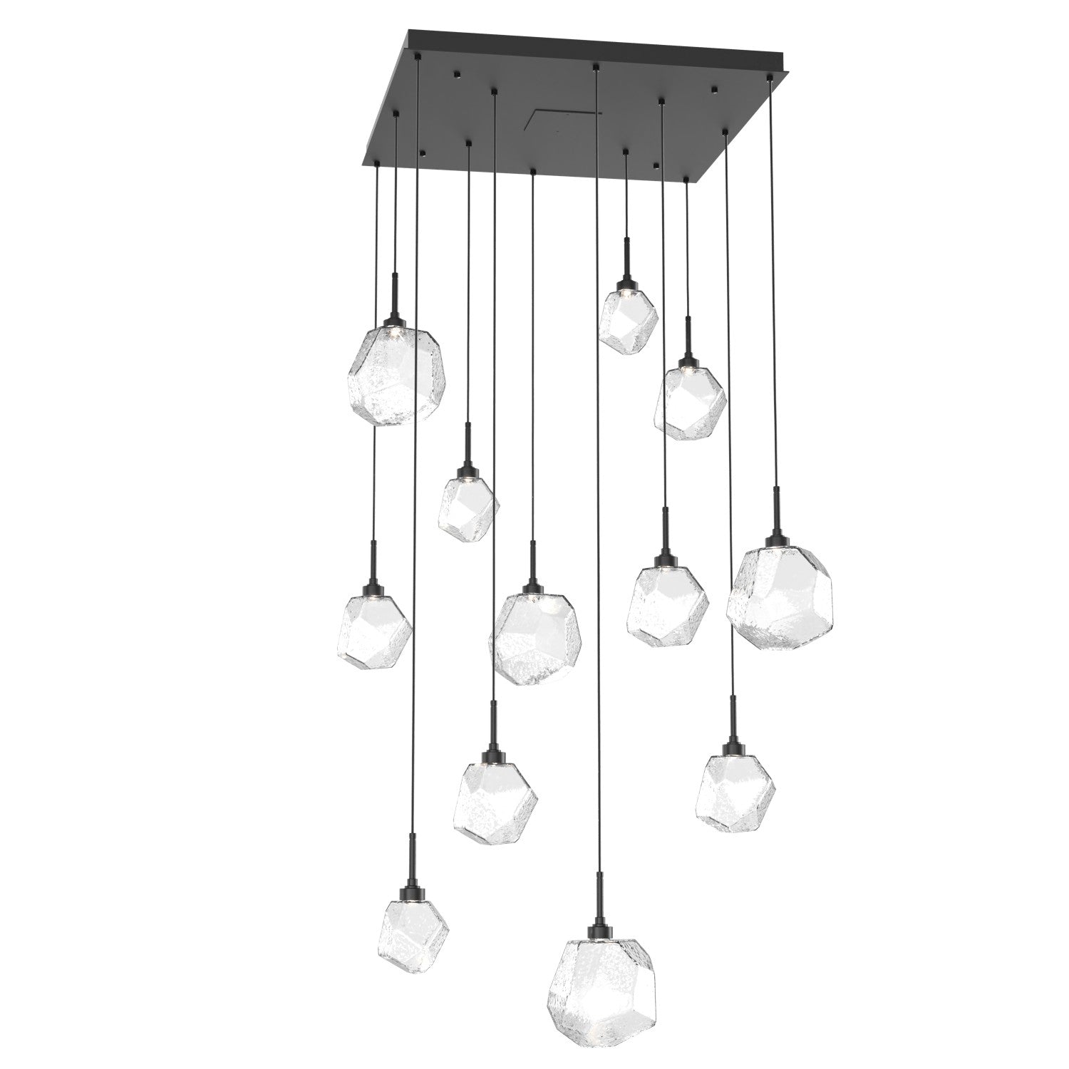 Hammerton Studio - CHB0039-12-MB-C-C01-L1 - LED Pendant - Gem - Matte Black