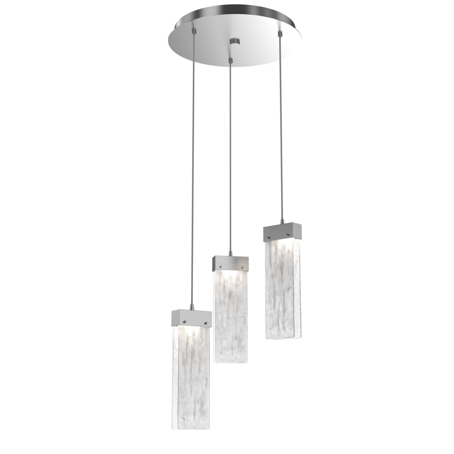 Hammerton Studio - CHB0042-03-CS-CG-C01-L1 - LED Pendant - Parallel - Classic Silver