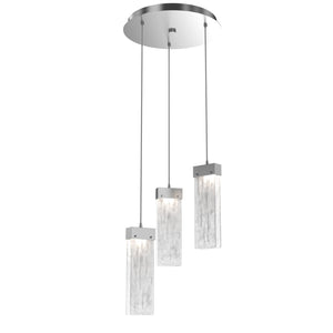 Hammerton Studio - CHB0042-03-CS-CG-C01-L3 - LED Pendant - Parallel - Classic Silver