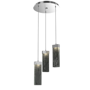 Hammerton Studio - CHB0042-03-CS-SG-C01-L3 - LED Pendant - Parallel - Classic Silver