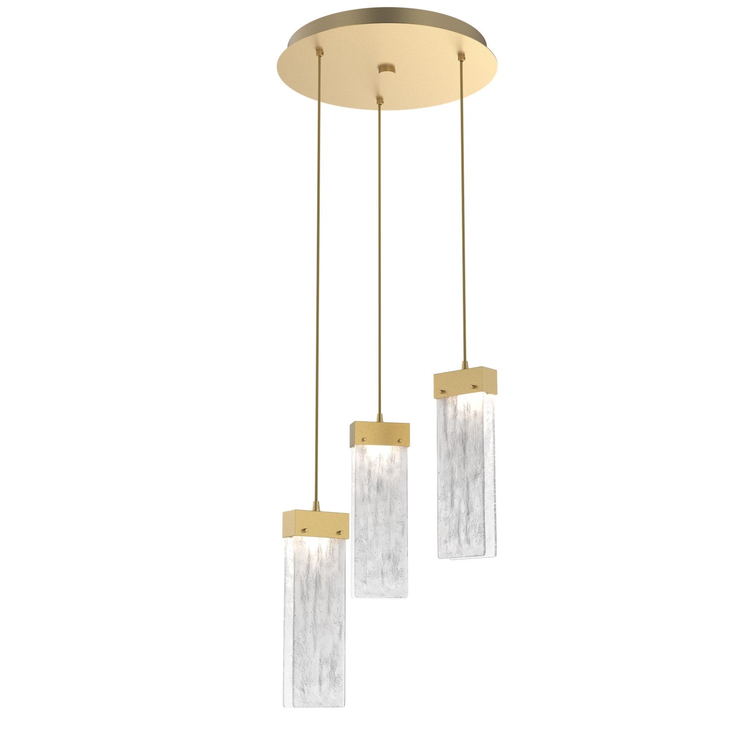 Hammerton Studio - CHB0042-03-GB-CG-C01-L1 - LED Pendant - Parallel - Gilded Brass