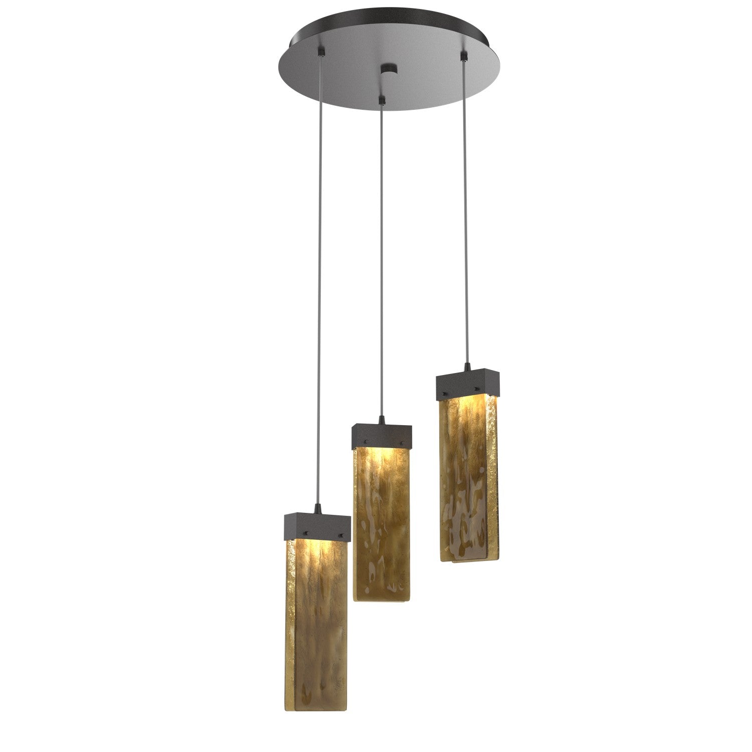 Hammerton Studio - CHB0042-03-GP-BG-C01-L1 - LED Pendant - Parallel - Graphite