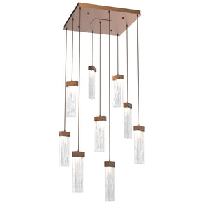 Hammerton Studio - CHB0042-09-BB-CG-C01-L1 - LED Pendant - Parallel - Burnished Bronze