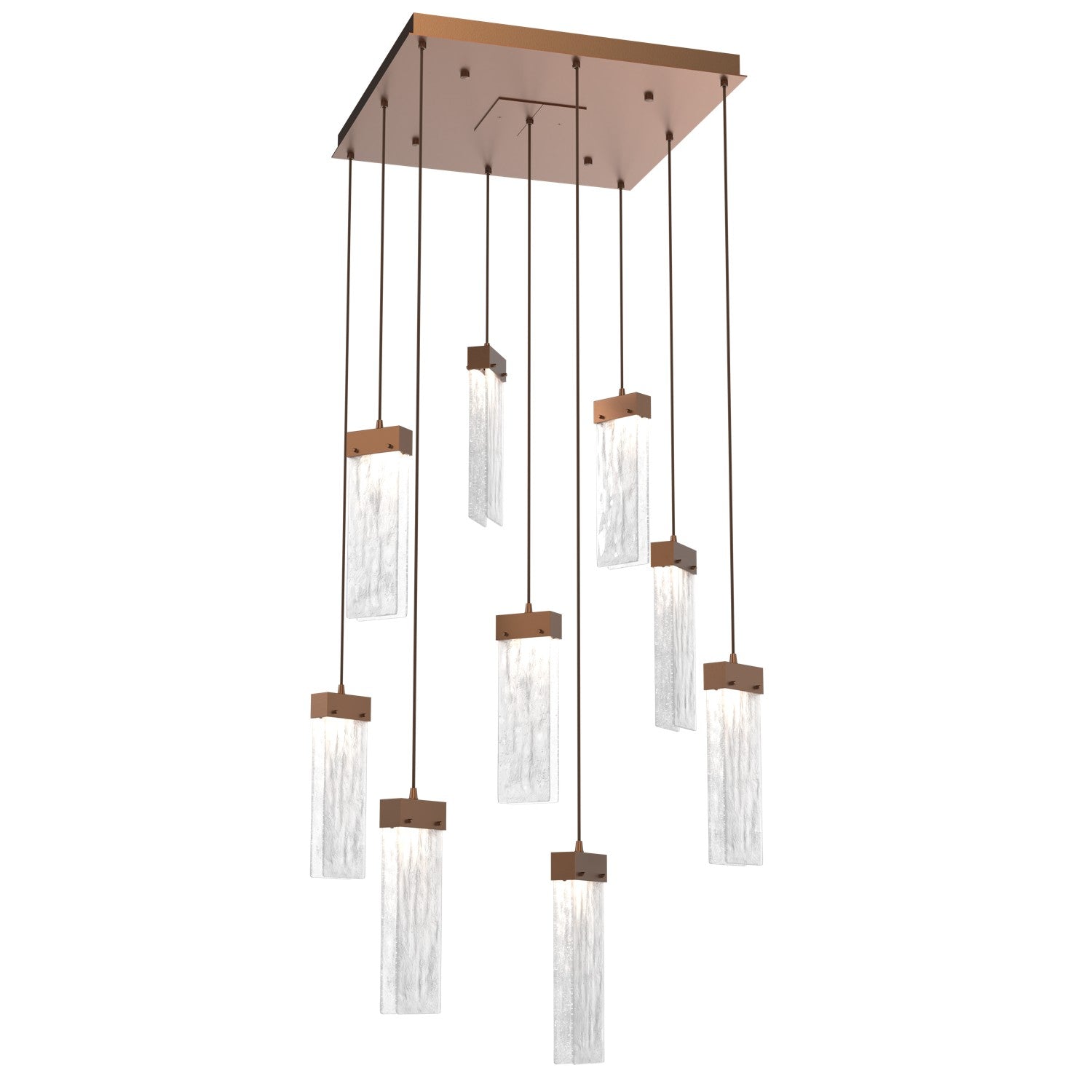 Hammerton Studio - CHB0042-09-BB-CG-C01-L3 - LED Pendant - Parallel - Burnished Bronze