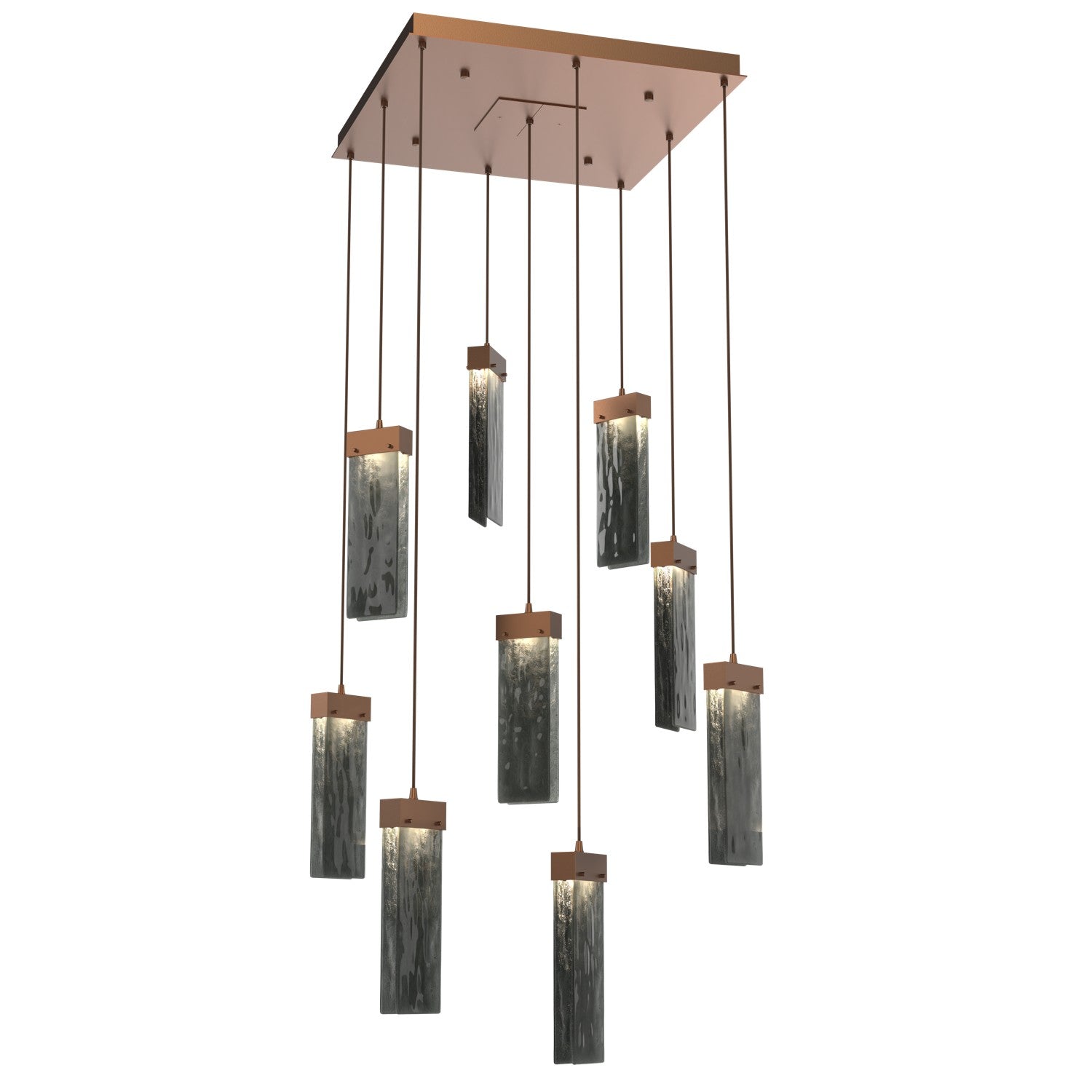 Hammerton Studio - CHB0042-09-BB-SG-C01-L3 - LED Pendant - Parallel - Burnished Bronze