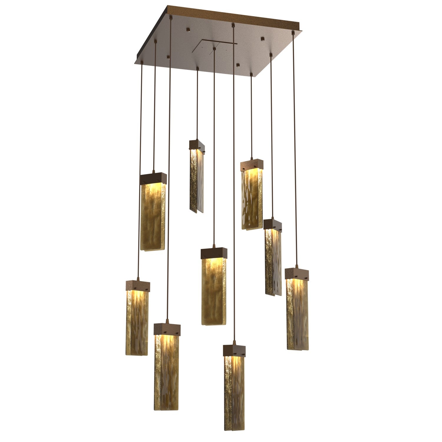 Hammerton Studio - CHB0042-09-FB-BG-C01-L1 - LED Pendant - Parallel - Flat Bronze