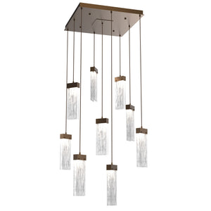 Hammerton Studio - CHB0042-09-FB-CG-C01-L1 - LED Pendant - Parallel - Flat Bronze