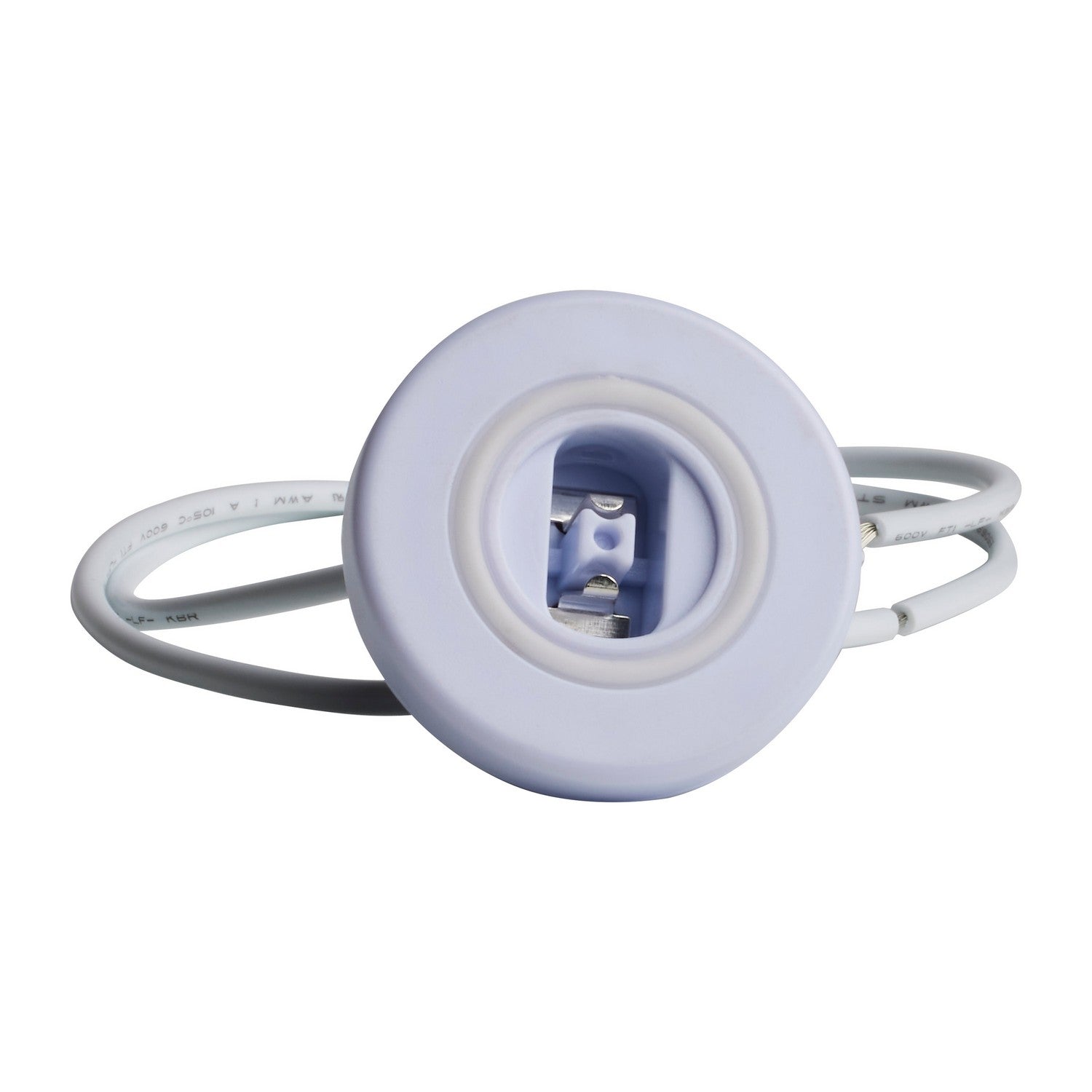 Satco - 80-2830 - Recessed Double Contact Lampholder - White